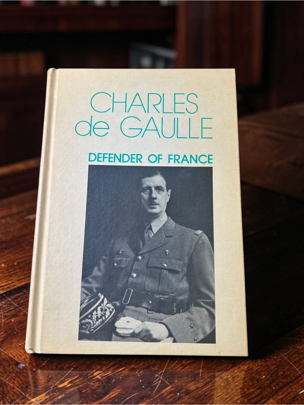Vintage Charles de Gaulle Defender of France Hardcover Book 1973